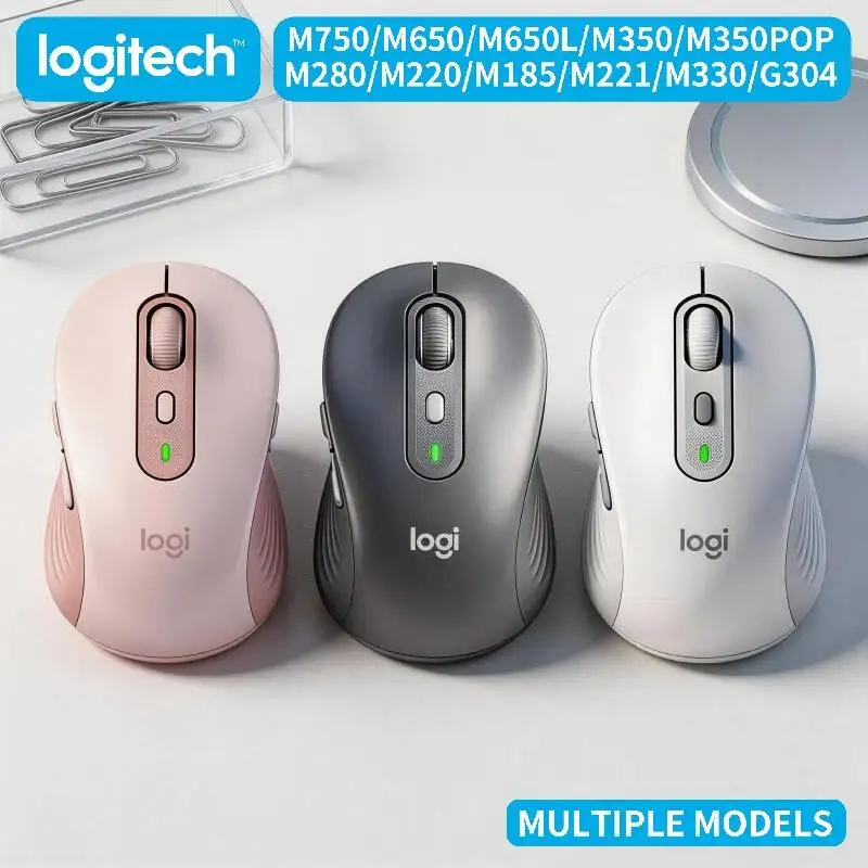 

Беспроводная мышь Logitech M750 M650 M650L M350 M350POP M280 M220 M185 M221 M330 с удобным захватом