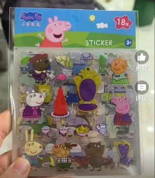 18 頁 小豬佩奇 小馬寶莉 變形金剛 PVC貼紙 卡通圖案 兒童筆記本 水杯貼紙 玩具 聖誕禮物 12 最佳銷售 小豬佩奇貼紙 - №12