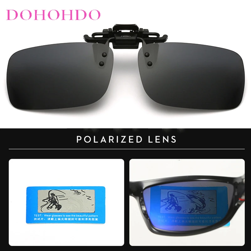 

2025 Brand Anti-Glare Night Vision Clip-on Flip-up Lens Women UV400 Polarized Photochromic Lenses Eyewear Men Driving Goggles