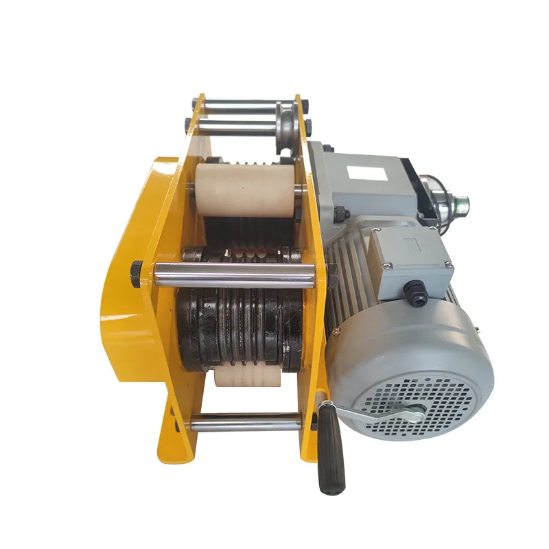 Customized small industrial winches for horizontal traction lifting of reciprocating turbines