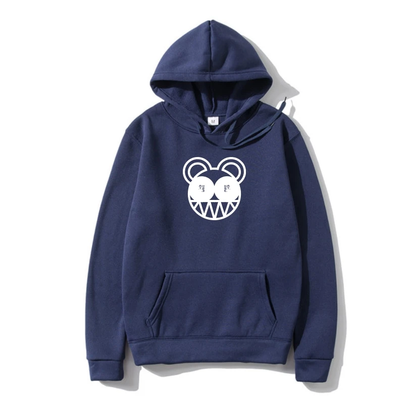 

Authentic RADIOHEAD Bear Organic Slim-Fleece Hoodie S-2XL NEW Fashion Style Men Hoody free shipping cheap Hoody mens Hoody