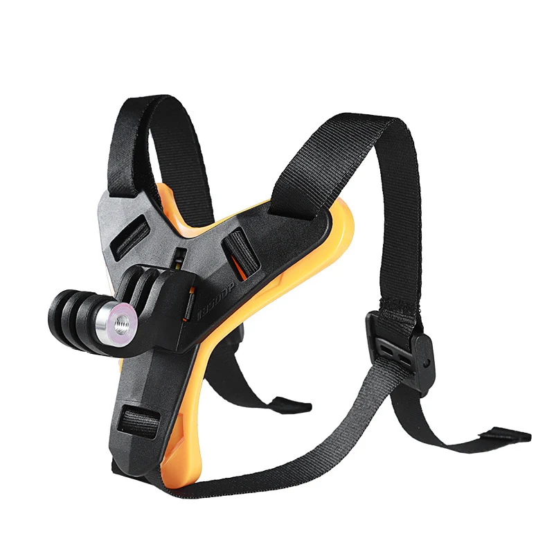 Đi Xe Đạp Xe Máy Cằm Dây Đai Đeo Với Giá Kẹp Cho Gopro Hero DJI OSMO SJcam Yi Máy Ảnh Điện Thoại Di Động