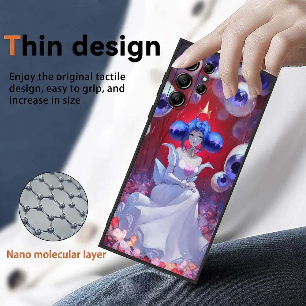 Cartoon K-Knights Of Guinevere Phone Case For Samsung Galaxy S25 S24 S22 S23 Ultra S21 S20 Plus Frosted Full Cover Soft Case