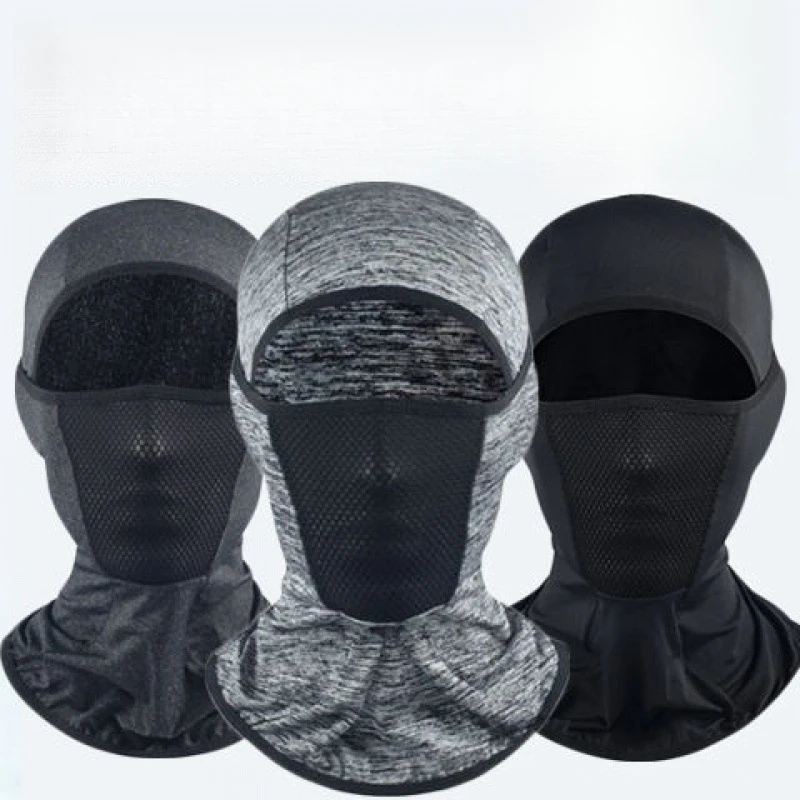 

Чехол на голову из ледяного шелка для мужчин, мотоциклетная летняя защита от солнца, маска для лица, защита шеи, встроенный шарф для женщин, уличное снаряжение Cyclin