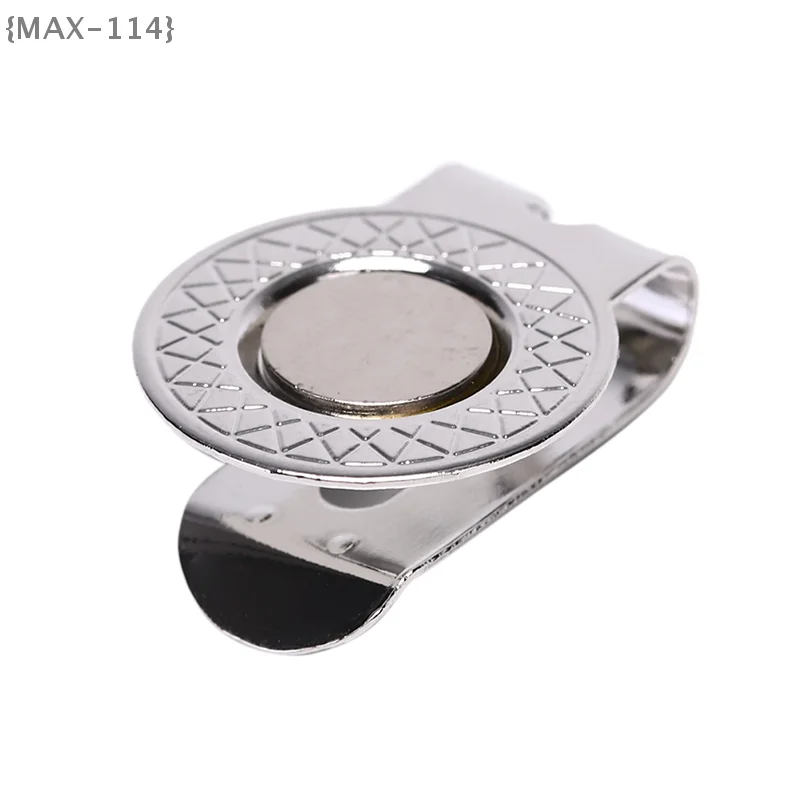 

【Ja】Magnetic Golf Ball Marker with Hat Clip - Alloy Marker Accessory, Convenient Green Tool for Golfers