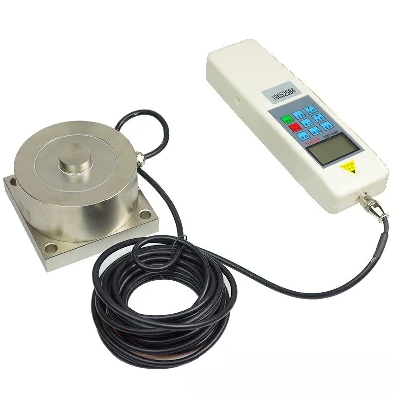 

3-50 ton spoke type tensile pressure gauge, wired standard dynamometer 0.3 level digital push-pull force gauge price