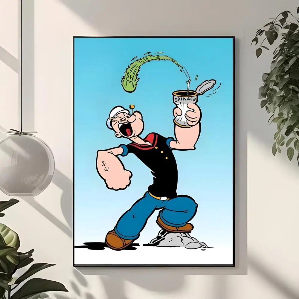 anime classic P-Popeye the Sailor Poster  Classic Home Interior Design & Modern Wall Decor Art Collection