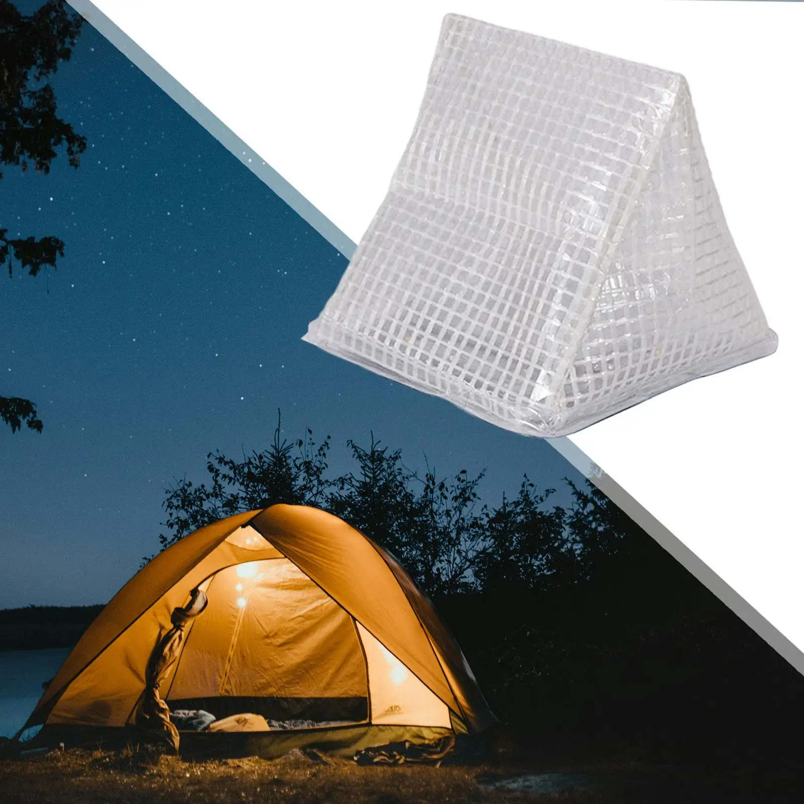 

Solar Powered Camping Light LED Solar Camping Lantern Triangular Shapeled Solar Tent Light 3 Adjustable Mode for Tent