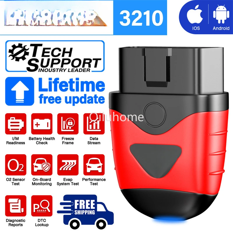 Autophix 3210 Car OBDII Detector OBD Bluetooth Wireless Connection Car Engine Diagnosis