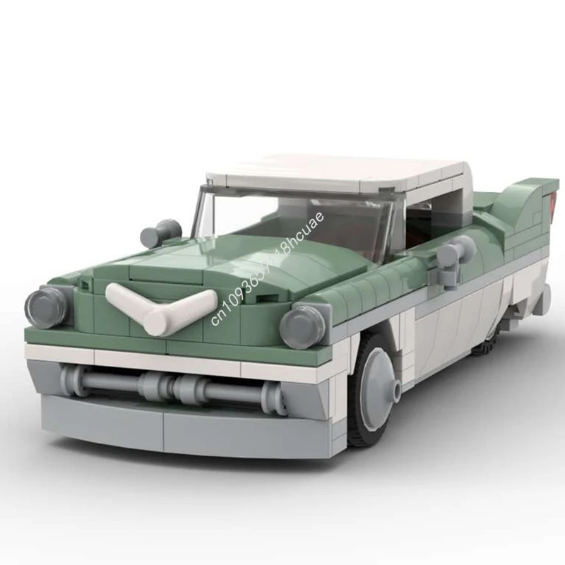

333 шт. MOC 1955 Founder's Rock Belvedere Sand Green City Champions супер автомобиль строительные блоки Рождественский подарок тонкие движения