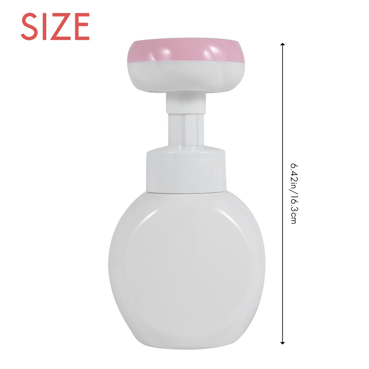 Flower Liquid Soap Dispenser Stamp Hand Soap Pump Bottle Floral Foam Bubbler Handsoup Plastic Bathroom Trip Travel Pink