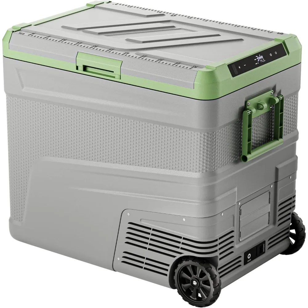 

12 Volt Refrigerator Portable Fridge - 68 Quart(65L) Electric Cooler Big Zone with Wheels, 12V Fridge -4℉-68℉ for Camping, Boati
