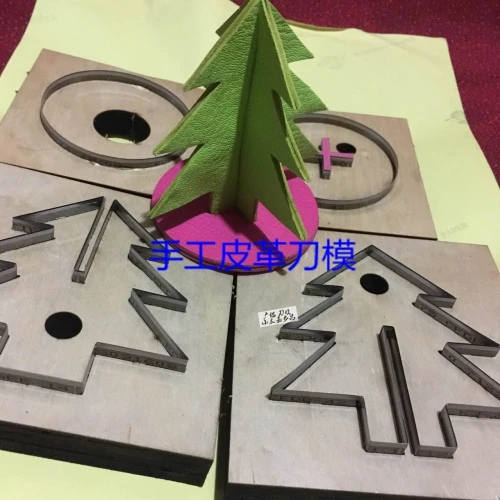 Hand-made leather tools hand-made leather blanking mold Christmas tree ornaments blanking mold A88