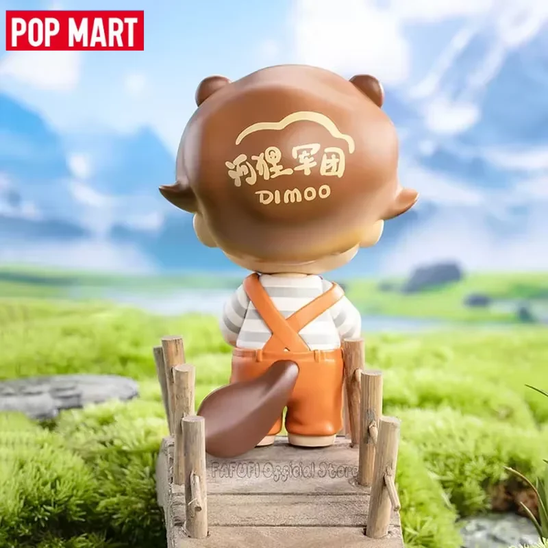 POP MART DIMOO Mengxin Biber Aufzug Anime Blind Box Nettes Geschenk Mädchen Anime Figur Desktop Dekoration Mystery Box Blind Tasche Spielzeug