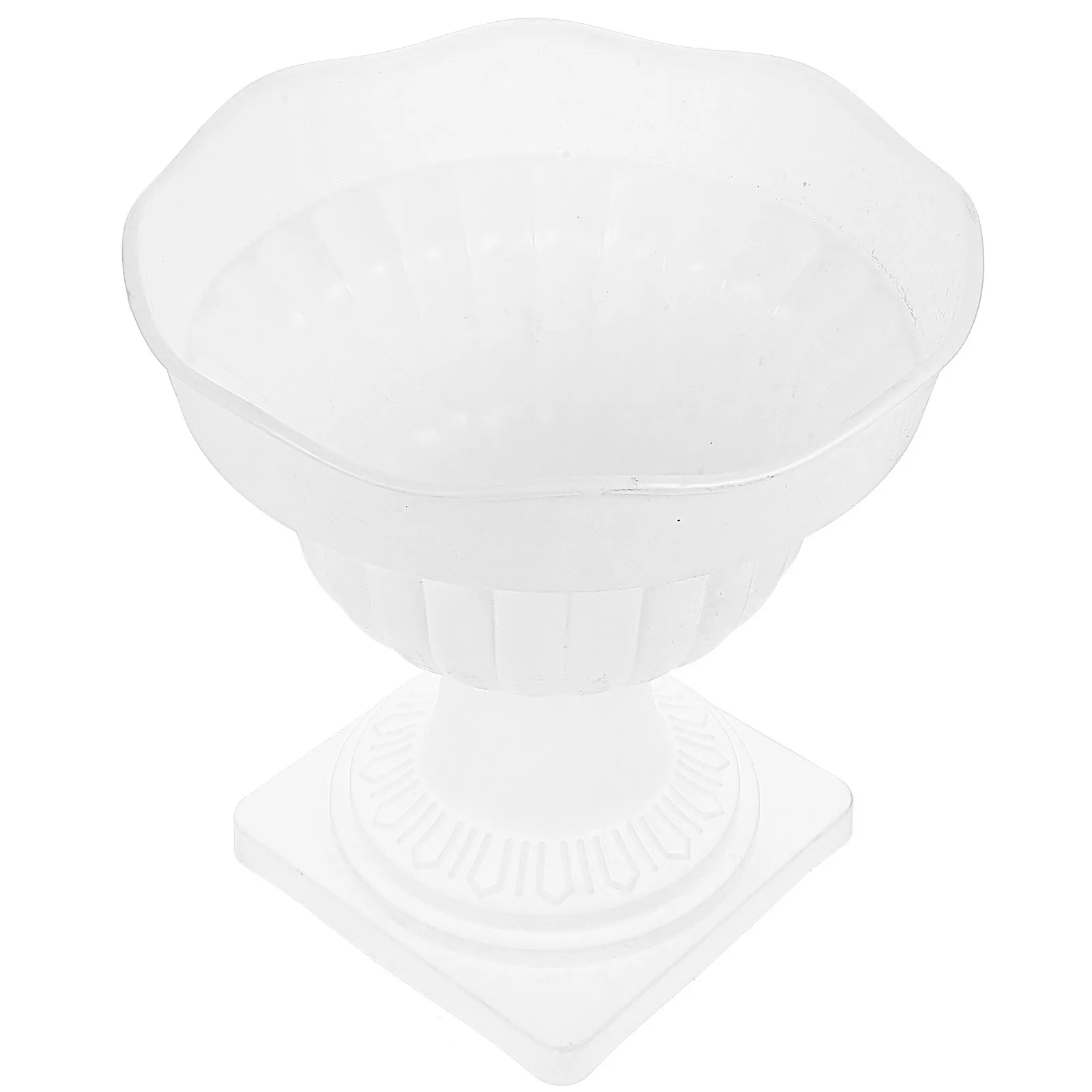 1Pcs Road Guiding Plant Container Roman Pillar Plastic Flowerpot Vintage Style Decorative Wedding Home Office Garden Use