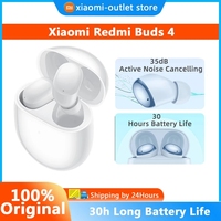 Xiaomi Redmi Buds 4 TWS Earphone Bluetooth 5.2 35dB Active Noise Cancelling 2 Mic Wireless Headphone 30 Hours Battery Life IP54