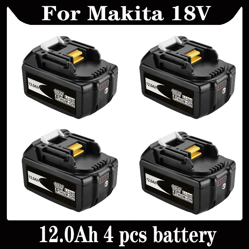 Battery 18v for makita BL1860 BL1850B BL1850 BL1840 BL1830 screwdriver battery & charger 18v Replacement Power Tool Batteries.