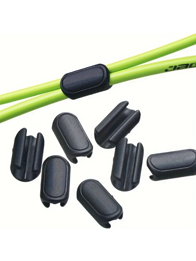 Boucle en forme de U en plastique PP noir, serre-câble pour vélo de montagne, organisateur de fil de vélo pour frein, fixation de tuyau de câble à vitesse Variable