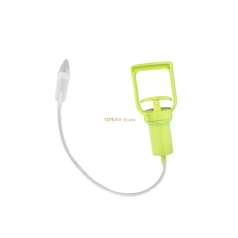 U50F لينة سيليكون الطفل الأنف الشافطة المحمولة باليد مصاصة الأنف سهلة التنظيف تصميم قابلة لإعادة الاستخدام للرضع #4