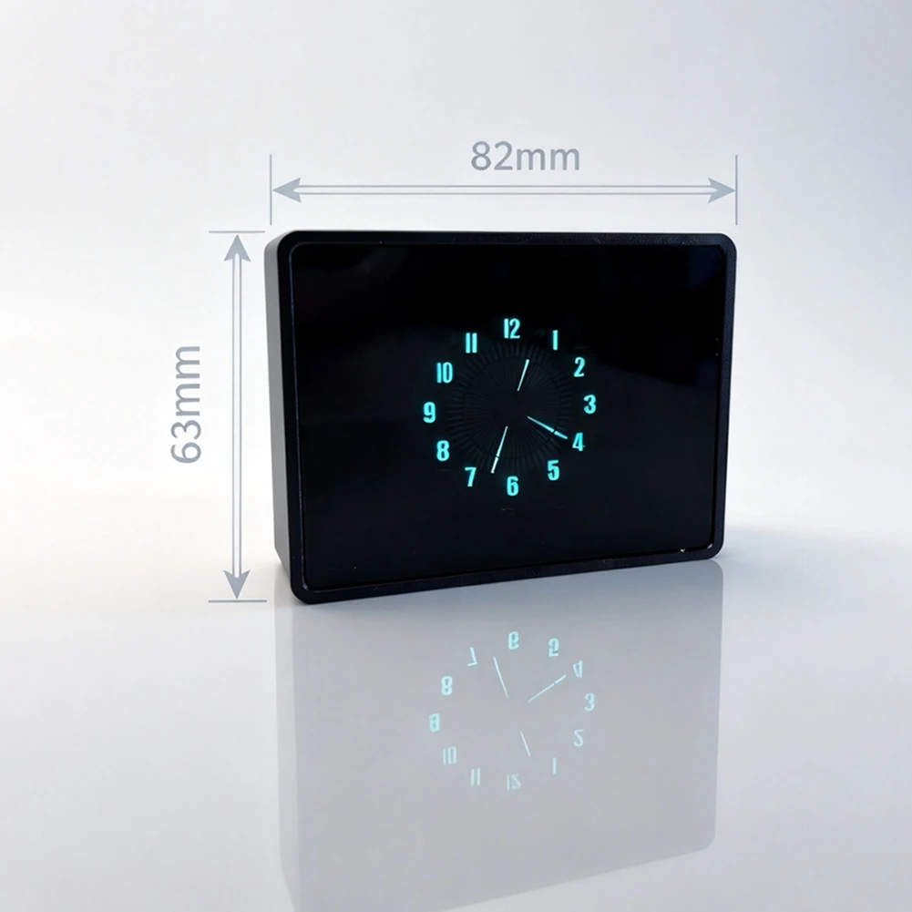 Aluminum Alloy VFD Pointer-Type Vacuum Fluorescent Clock Desktop Wi-Fi Clock DC 5V VFD Clock