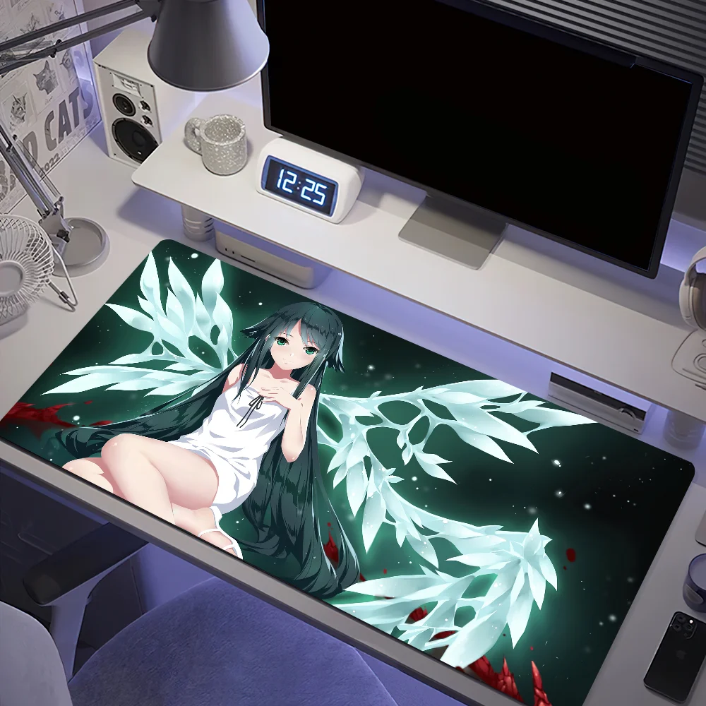 Game S-Saya No Uta Mouse Pad Desk Mat Large Non-slip Anti-fray Keyboard Ergonomic Office Rubber PC Home Custom