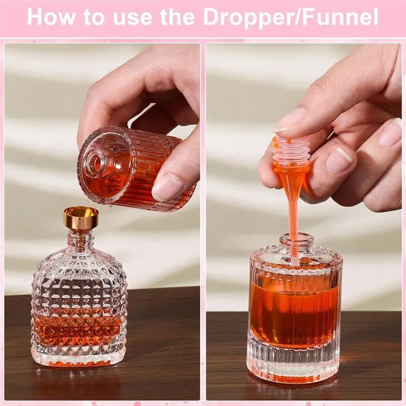 AEE2-50 Pcs Perfume Refill Tool Kit Plastic Perfume Dispenser Transfer Kit For Liquid Small Bottle
