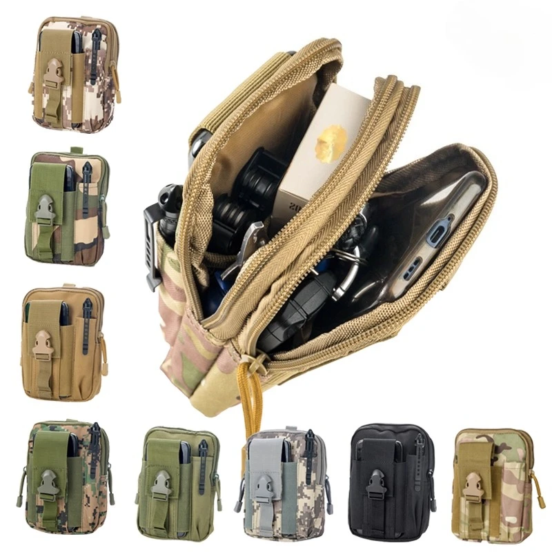 

Outdoor New Sports Tactical Belt Waist Bag Convenient Camping Belt Wearing Wallet 6-inch Mobile Mountaineering Bag