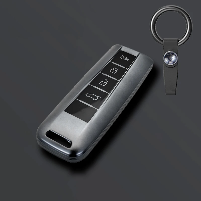 Grey TPU Car  Key Case Cover For Great Wall Tank 300 Wey VV7 Weipai Wey VV6 VV7GT VV5 Bestwey keyless Accessories