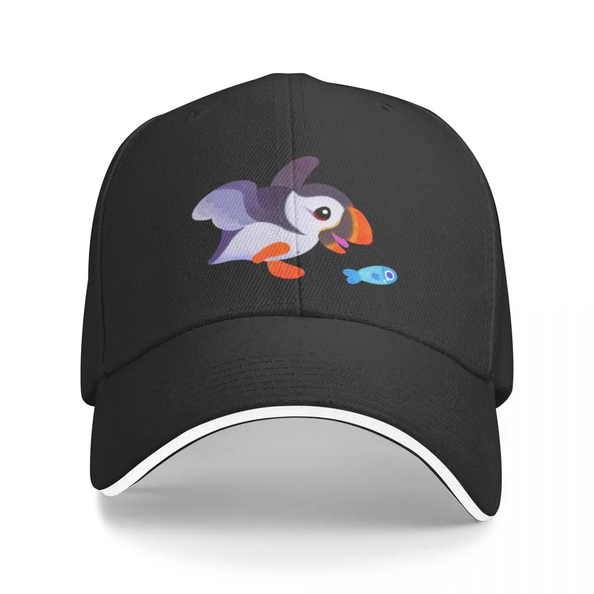 Happy puffin - yellow Baseball Cap Fashion Beach Rugby Ladies Men's