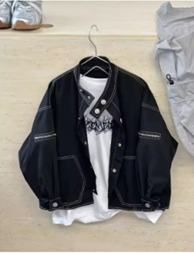 

2-9 Years Children's Jacket Handsome Spring and Autumn Clothing 2026 New Boys' Stand up Collar Jacket Kids Coat 90-150cm