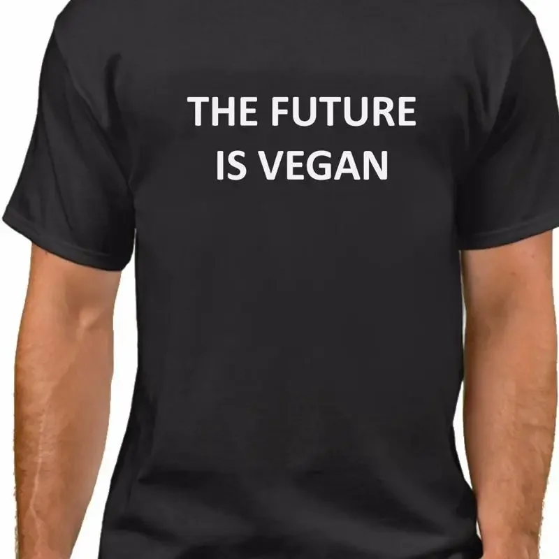 El futuro es vegano camiseta divertida amantes de los vegetales Navidad Día del Padre