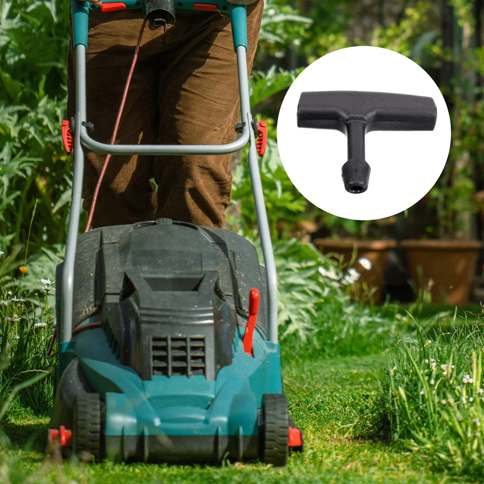 

1Set Starter Handle and 10M Pull Rope Chain Pull Starter Multi-Functional Engine Starting Kit for Lawn Mowers Chainsaws Grass