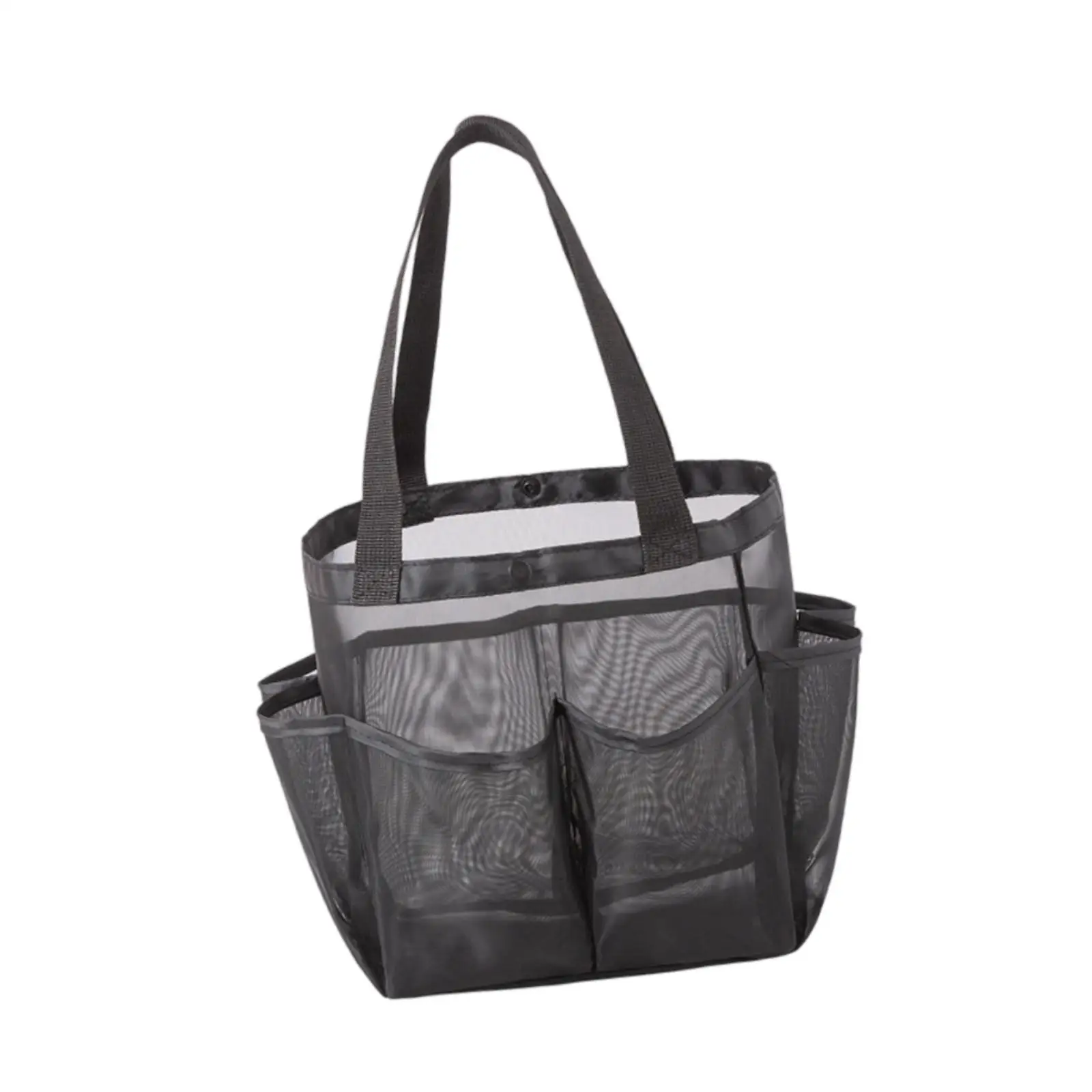 Portable Mesh Shower Tote Hanging Bathroom Organizer Multi Pocket Quick Dry Beach Pool Caddy for Dorm Travel Use