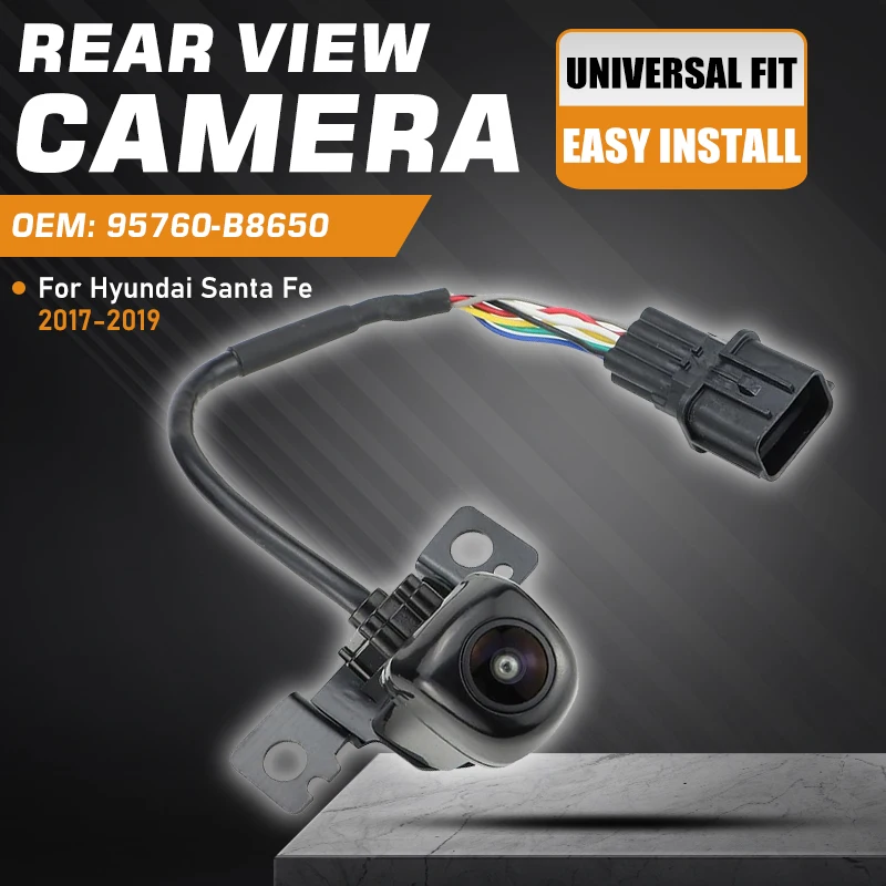 

Car Reversing Backup Camera 95760-B8650 For Hyundai Santa Fe 2017 2018 2019 Rear View Camera Replacement 95760-B8641 95760-B8641