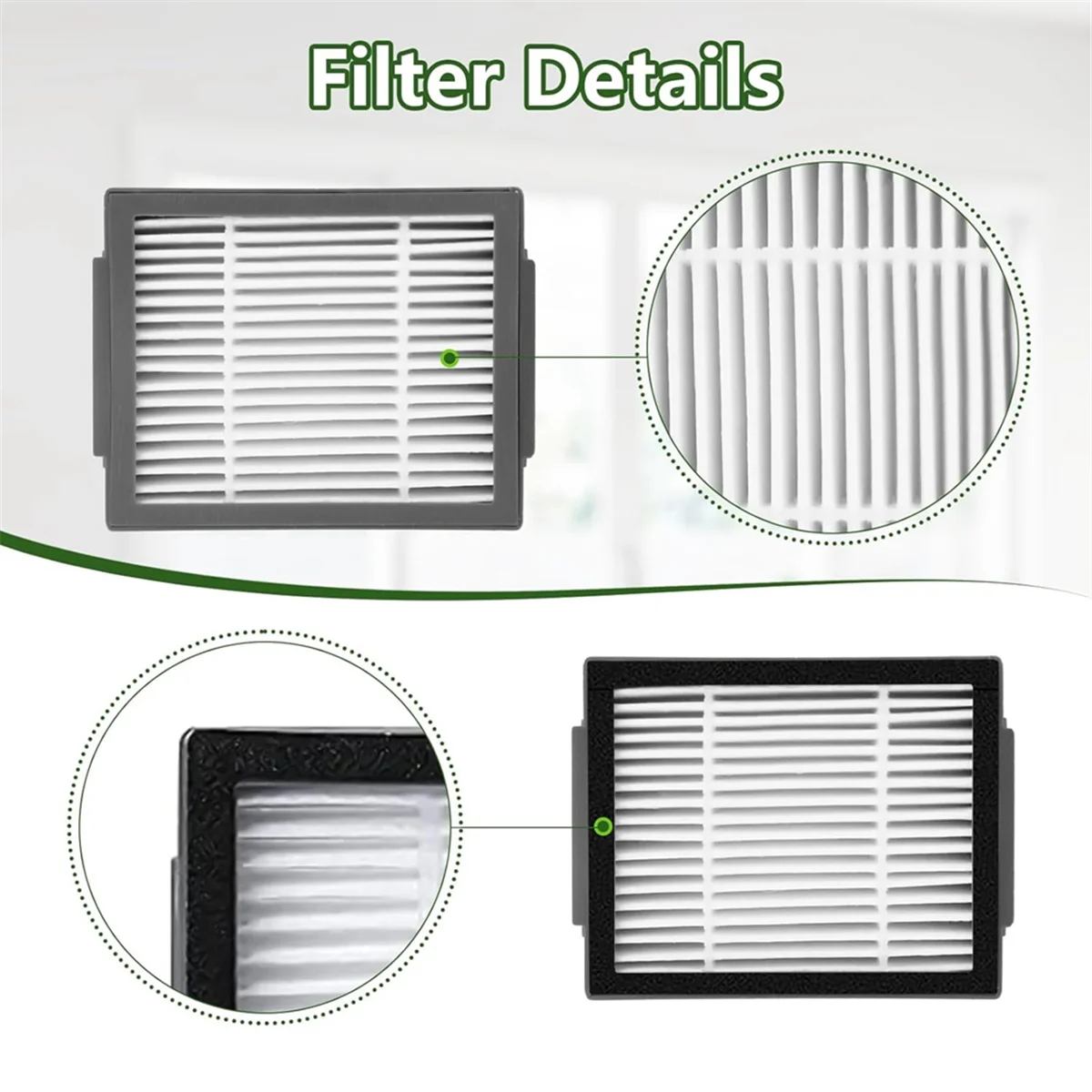 FZFZ Per J7 J7+ J5 J5+ J6 J6+ J8 J8+ J9 J9+ Kit di accessori per aspirapolvere Spazzole laterali in gomma Filtri HEPA