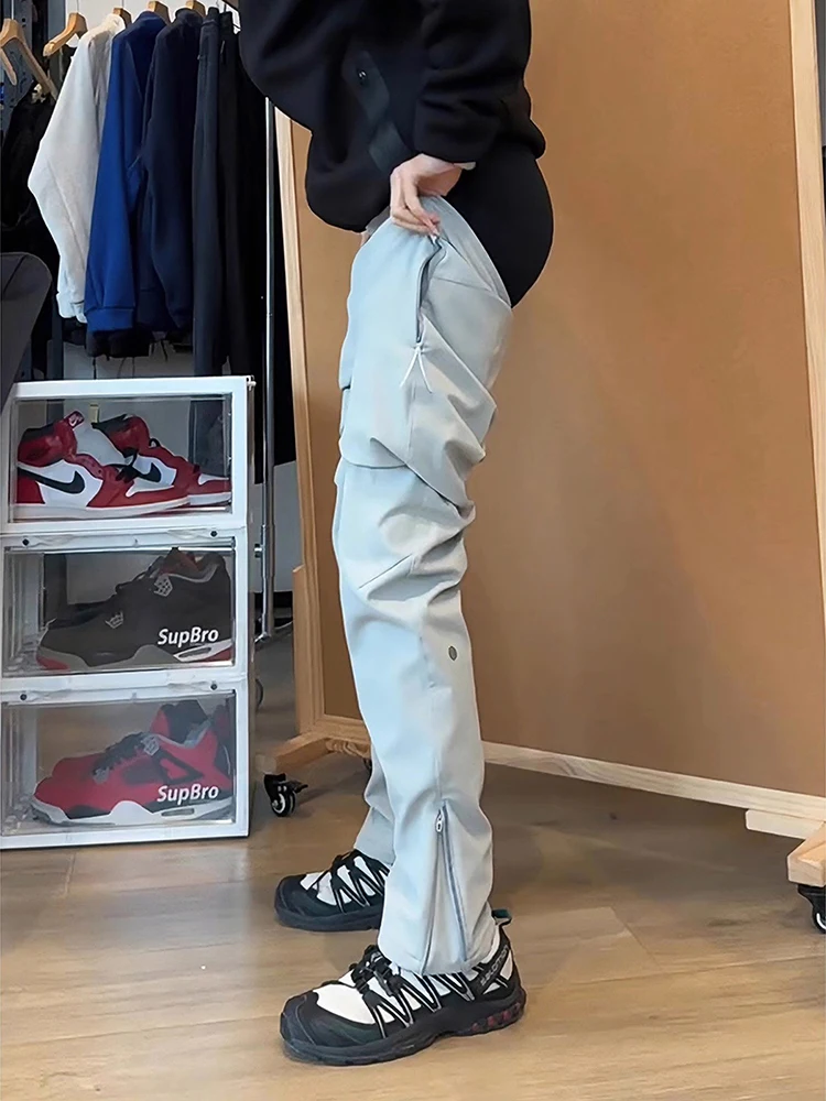 

American Sle Men's Outdoor Climbing Pants Winter Workwear Trousers Slimming Bootcut Spor Fce Softell Trousers