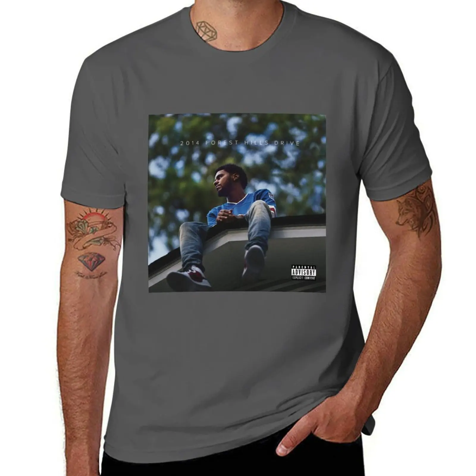 

J Cole 2014 forest hills drive T-Shirt Christmas Casual Tee Shirt