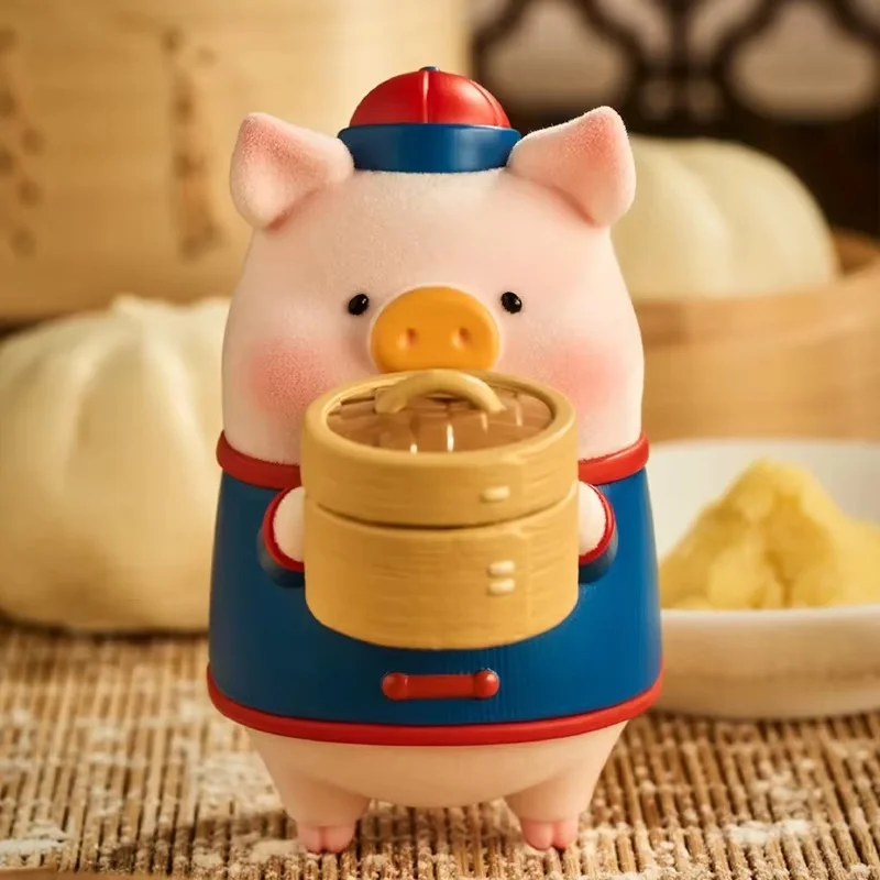 

Коллекционная фигурка-сюрприз Lulu Pig Blind Box из серии «Ресторан»: модный настольный декор, подарок для девочек и женщин