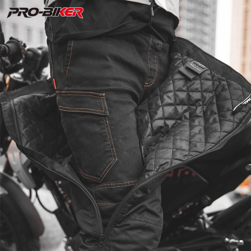 

Мотоциклетные ветрозащитные брюки, мужские быстросъемные брюки, мотоциклетные брюки, водонепроницаемые теплые быстросъемные брюки для мотокросса с защитой от падения