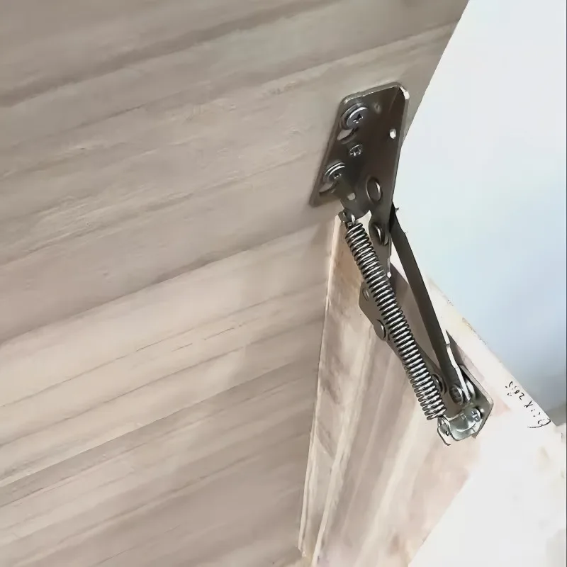 2pc/set Furniture Hinges 80 Degree Sprung Mechanism Lazy Sofa Lift Support Kitchen Cupboard Folding Connection Door Hardware