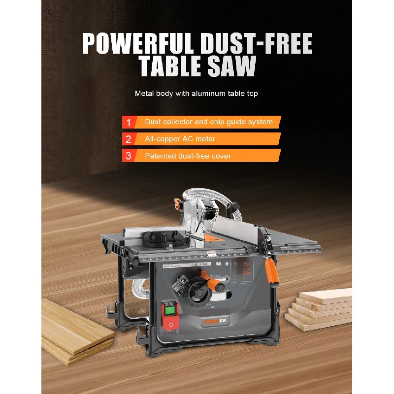 Dustls Tle Solid Wood Metal Laminate Floor Cutting hine Multifunctional Saw