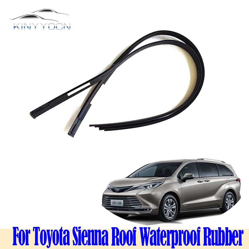 

For Toyota Sienna Roof Channel Seal OEM Style Waterproof Rubber Weatherstrip Exact Fit Rain Gutter Molding Replacement