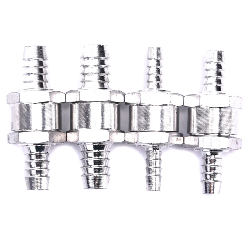 Aluminium Alloy One Way Fuel Non Return Check Valve 6/8/10/12mm 4 Sizes Automotive Engine Parts