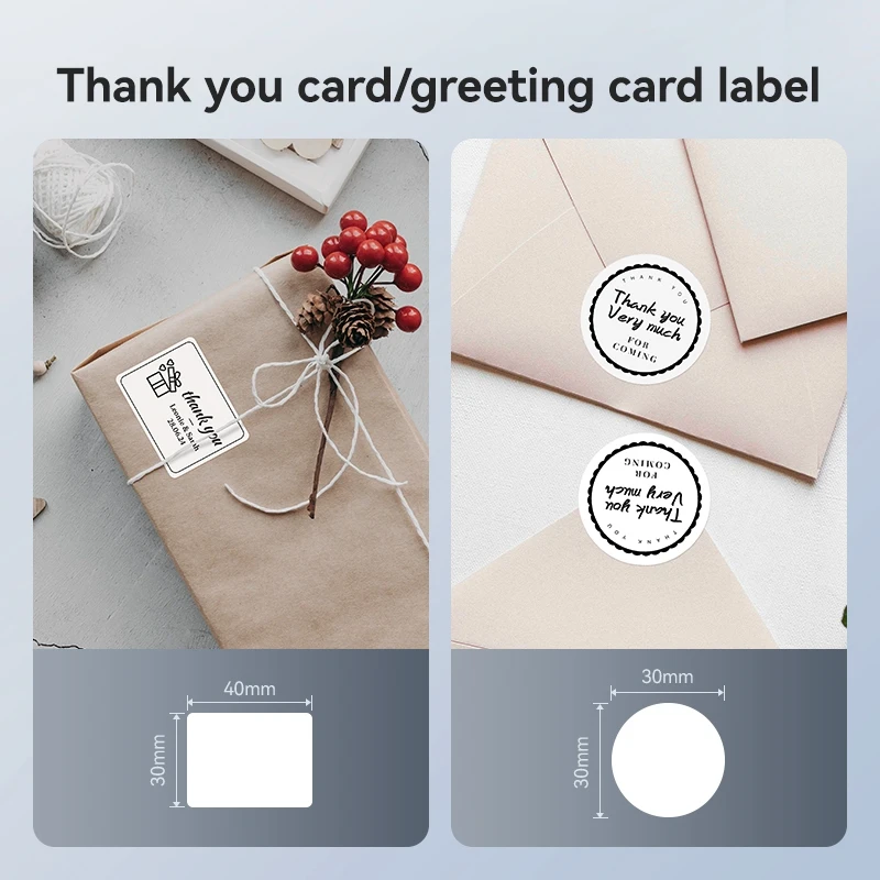 Niimbot B-Series Label Paper Roll Thermal Sticker Self-adhesive Printer Stickers For Niimbot B1 B21 B3S Mini Portable Printer