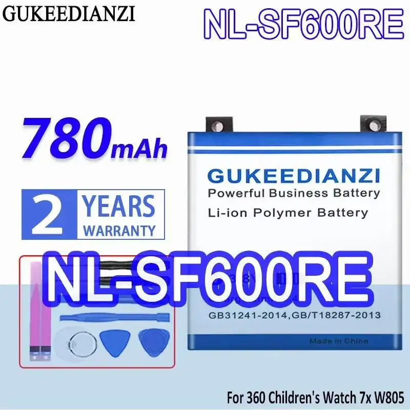 

Для часов 360 7X W805, долговечная работа, NL-SF600RE, детская умная батарея, 780 мАч