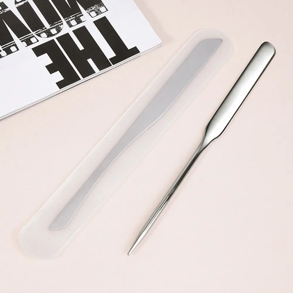 Scraper Makeup Brushes Nail Art Accessories Cosmetics Spoon Makeup Toner Spatula Foundation Mixing Tool Nail Polish Mix Stick