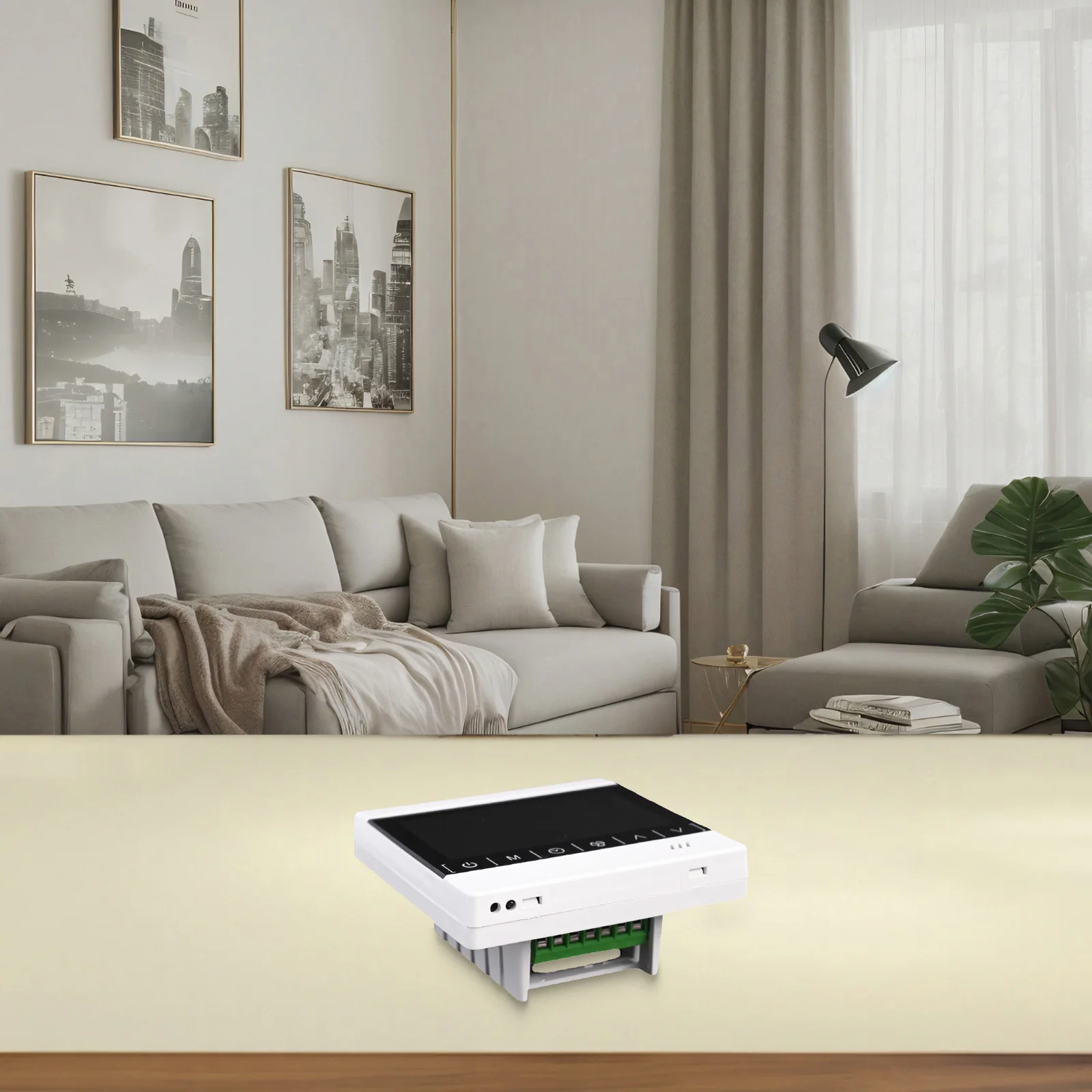 Intelligent Fan Coil Thermostat with User Friendly Controls for Seamless Heating and Cooling Experience in Homes