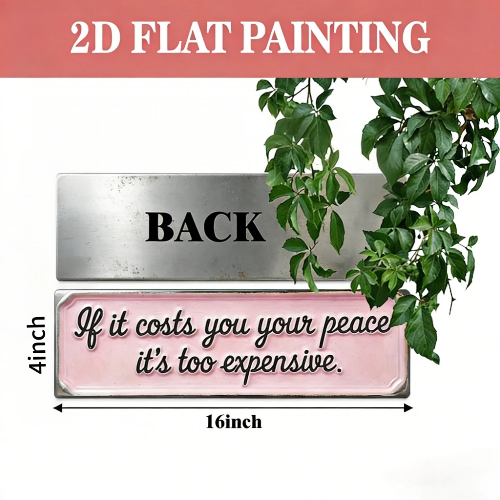 2D Flat, Farmhouse Wall Decor Sign 
