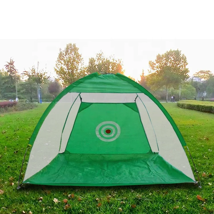 Para 3 metros de rede de percussão para prática de balanço interno e externo Rede portátil para prática de golfe