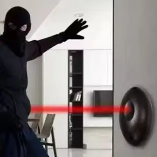 Sensor Alarm Inframerah DC Tahan Air IP55 Tunggal 12-24V Detektor Rintangan Sinar Pembuka Gerbang Otomatis untuk Pintu Garasi Ayun Geser